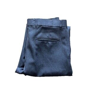 Levi’s Action Slacks Blue Vintage 90s 34x31 Dacron Polyester Dress Pants